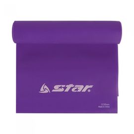 Star Sports TPE Resistance Band EU564-08 Purple (Level 6) 2000x150x0.35mm - High-Elasticity Power Band for Advanced Yoga, Pilates, and Strength Training